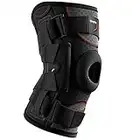 Omples Hinged Knee Brace for Knee Pain Knee Braces for Meniscus Tear Knee Support with Side Stabilizers for Men and Women Patella Knee Brace for Arthritis Pain Running Working Out Black (XXX-Large)