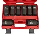 Neiko® 02460A ¾-inch Deep Impact Metric Sockets, 26-38 mm | 8-Piece Cr-V Steel Set