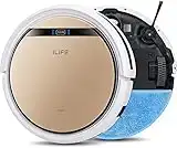 ILIFE V5s Pro, 2-in-1 Robot Vacuum and Mop Combo, Slim, Automatic Self-Charging Robotic Vacuum Cleaner, Daily Schedule, Ideal for Pet Hair, Hard Floor and Low Pile Carpet.