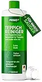 PRINOX® Teppichreiniger für Waschsauger 1000ml - Teppichboden Reiniger für Waschsauger, Nasssauger & zur Reinigung per Hand - Teppich Reinigungsmittel & Fleckenentferner für alle Teppiche