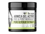 Arnica e Artiglio del Diavolo Gel per Sportivi 500 ml con Estratti Glicolici Puri. Defaticante Gambe, Decontratturante e Recupero Muscolare. Crema Massaggio Sportivo Pre e Post Allenamento.