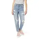 Signature by Levi Strauss & Co. Gold Label Juniors Mom Jeans, Fun House, 7