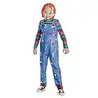 Disguise Chucky Costume for Kids, Official Childs Play Chucky Costume and Mask, Classic Child Size Medium (7-8)