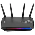 ASUS ROG STRIX GS-AX5400 - Router Wi-Fi 6 de doble banda para gaming, compatible con PS5 y juegos móviles, VPN Fusion, Instant Guard, Gear Accelerator, puerto de gaming, QoS adaptable, y Aura RGB