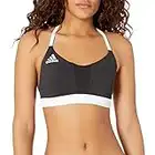 adidas Women's All Me Bikini Top, Black/White, X-Small