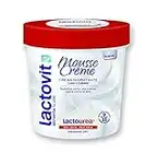 Lactovit - Mousse Crème Hidratante Lactourea para Cuerpo y Cara de 24H Duración, para Pieles Secas y Muy Secas