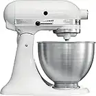 KitchenAid Stand Mixer Tilt-Head 4.3 Litres - Classic 5K45SSBWH White