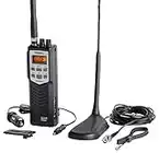 Uniden PRO501TK Pro-Series 40-Channel Portable Handheld CB Radio, Two-Way Emergency Radio, includes High-Gain Magnet Mount Antenna, Auto Noise Limiter, NOAA Weather, and Full Channel Scan