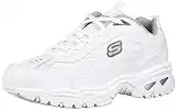 Skechers Energy Afterburn, Scarpe Sportive Outdoor Uomo, Bianco, 42.5 EU