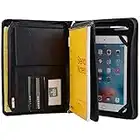 XIAOZHI Compact Deluxe Leather Padfolio Case, Fits iPad mini 4 and Junior Legal Paper