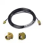 wlaniot Fakra K Female to Male Pigtail Cable RG174 16.4ft Sirius Antenna Extension Cable Truck/RV XM Satellite Radio Antenna