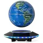 Magnetic Levitation Floating Globe Anti Gravity Rotating World Map with LED Light for Children Educational Gift Home Office Desk Decoration