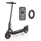 Electric Scooter Adult Fast 30km, iScooter i9P Electric Scooter Foldable E Scooter with APP, Long Range 30km, cruise control, 8.5 Inch Pneumatic Tires Adult Electric Scooter Load 265lb