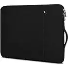 Januts 14 Inch Laptop Sleeve Waterproof Shock Resistant Laptop Case with Handle Lightweight Computer Bag with Accessory Pocket Carrying Case Compatible with MacBook Pro HP Dell Lenovo Asus, Black