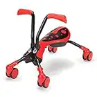 Scramblebug 4-Wheel Balance Bike For 1-3 Year Old Kids, Fold and Go, Beetle, Foot-to-Floor Ride-On That Develops Your Toddler’s Balance and Motor Skills, 360 Wheels for No Surface Scratches