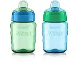 Philips Avent My Easy Sippy Cup 9oz, Blue/Teal, 2pk, SCF553/25