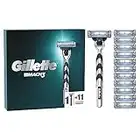 Gillette Mach3 Maquinilla de Afeitar Hombre + 12 Cuchillas de Recambio (el embalaje puede variar)