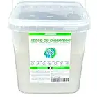 NOVATERA - 100% farina fossile naturale non calcinata, secchio 1,3 kg, estratta e prodotta in Francia, ultrapura, ECOCERT Agricoltura Biologica, protezione ecologica, disponibile da 0,3 a 25 kg