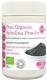 PINK SUN Organic Spirulina Powder 500g (1kg or 2kg) Gluten Free Non GMO Suitable for Vegetarians and Vegans Certified Organic by The Soil Association