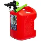 Scepter FSCG552 Fuel Container with Spill Proof SmartControl Spout, Red Gas Can, 5 Gallon