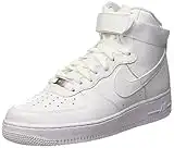 Nike Air Force 1 High '07 - White/White, 8.5 D US