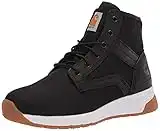 Carhartt Men's Force 5" Lightweight Sneaker Boot Soft Toe Ankle, Black Textile, 11