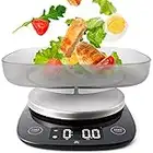 Food Weight Scale with Bowl - Super Accurate, Single Sensor, Digital Kitchen Scale | Master Food Prep with a Custom-Built Bowl That Fits on Top | A Greater Goods Product Designed in St. Louis