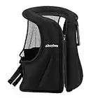 Abuytwo Snorkel Vest for Adults, Inflatable Buoyancy Aid Jacket Swim Jackets Snorkeling Vests for Kayak Diving Paddle Boating Water Sports Safety Men/Women,Black-Large