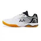 Womens Mens Lightweight Sneaker Fashion Indoor Court Shoes Suitable for Pickleball, Badminton, Table Tennis, Volleyball (Black 808, 41)