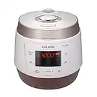 Cuckoo 8 in 1 Multi Pressure Cooker (Pressure Cooker, Slow Cooker, Rice Cooker, Browning Fry, Steamer, Warmer, Yogurt Maker, Soup Maker) Stainless Steel, Made in Korea, White, CMC-QSB501S