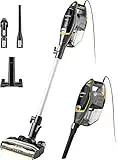 EUREKA Flash Lightweight Stick Vacuum Cleaner, 15KPa Powerful Suction, 2 in 1 Corded Handheld Vac for Hard Floor and Carpet, Yellow (NES510C)