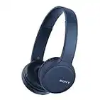 Sony WH-CH510 Wireless Bluetooth Headphones with Mic, 35 Hours Battery Life , Quick Charge, On-ear Style, Hands Call, Voice Assistant - Blue