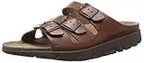 Mephisto Men's Zach Tan Full Grain Leather Sandal