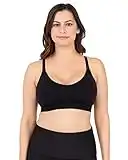 Kindred Bravely Sublime Support Low Impact Nursing & Maternity Sports Bra (Black, Small)