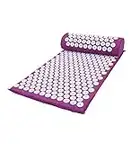 ForeWan Ensemble de tapis de massage et oreiller pour le repos, le dos, les épaules, le cou, la tête, le stress, le soulagement des douleurs musculaires du corps - réflexologie