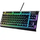 SteelSeries Apex 3 TKL - RGB Gaming-Tastatur - Kompakter Tenkeyless-Formfaktor - 8-Zonen-RGB-Beleuchtung - Deutsches (QWERTZ) Layout