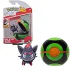 Pokemon Clip N Go - Figurine Jouet 5 cm Zorua – Figurines Pokemon & Pokeball - Nouvo 2023 - sous Licence Officielle Jouet