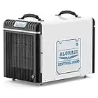 ALORAIR Basement/Crawlspace Dehumidifiers 198 PPD (Saturation), 90 Pints (AHAM), 5 Years Warranty, Condensate Pump, Auto Defrosting, Rare Earth Alloy Tube Evaporator, Remote Control (optional)