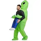 TOLOCO Costume alieno, unisex, alieno, costume gonfiabile per adulti, super divertente, adatto per feste, spettacoli, taglia unica