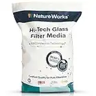 Nature Works Sable Filtrant pour Piscine avec Un Pouvoir Filtrant de 99,64%, Réduit la Consommation d'eau et d'Énergie, Fabriqué avec du Verre Technique pour Une Hygiène Maximale - Sac 10kg