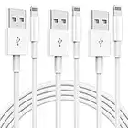 iPhone Charger Cord Lightning Cable (Apple MFi Certified) 6/6/10ft 3 Pack iPhone Cable Fast Charging Long Apple Charger Cable for iPhone 13 13 Pro 12 Pro 11 SE Max XS XR X, iPad Mini Air, iPod, AirPod