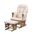 Kub Haywood Fauteuil Allaitement Planeur et repose-pieds (foncé)