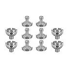 10pcs 1/4"-20 D Shaft D-Ring Mounting Screw Adapter Tripod Monopod Quick Release Plate Camera Fixing Screw