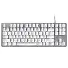 Razer BlackWidow Lite TKL Tenkeyless Mechanical Keyboard : Orange Key Switches - Tactile & Silent - White Individual Key Lighting - Compact Design - Detachable Cable - Mercury White, one Size