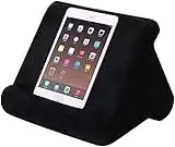 Pillow Pad, Tablet Holder, Tablet Cushion Tablet Stands Laptop Tablet Stand Holder Tablet Pillow Stand Multi-Angle Tablet Stand Pillow Holder for Tablets eReaders Smartphones Books (Black)