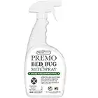 Bed Bug Spray Killer by Premo Guard – 24 oz – Fast Acting – Stain & Scent Free – Child & Pet Friendly – Best Extended Protection – Industry Approved – Satisfaction Guarantee