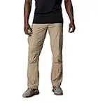 Columbia Hombre Pantalones de senderismo cargo, Tusk 221, 36W / 32L