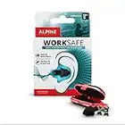 Alpine WorkSafe Tappi Auricolari - Protezione Per L’Udito Per Il Fai-Da-Te ed il Lavoro - Tappi da lavoro - Corda di sicurezza gratuita - Materiale Ipoallergenico Confortevole - Tappi Riutilizzabili