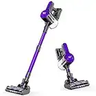 ZOKER Direct Stick Vacuum, Cordless Vacuum with 2200mAh Powerful Lithium Batteries, Up to 35 Mins Runtime Cordless Vacuum Cleaner, 4 in 1 Lightweight Quiet Vacuum Cleaner Perfect for Hardwood Floor