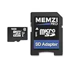 MEMZI Pro 16 GO 90 Mo/s Classe 10 Carte mémoire Micro SDHC avec Adaptateur SD pour Nintendo Wii, Switch, Switch Lite Or 2DS, 2DS XL, 3DS, 3DS XL, DSi XL, DSi Console